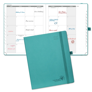 2025-2026 Academic Planner soft PU cover Large Szie 8.5x10.5