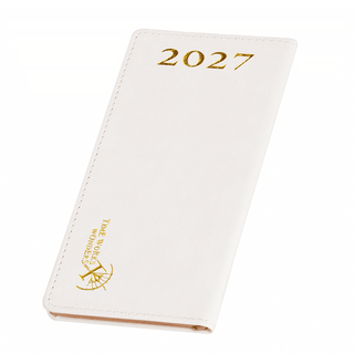 UK Pocket Mini Size 2027 Monthly Planner Premium Faux leather Neo Calendar