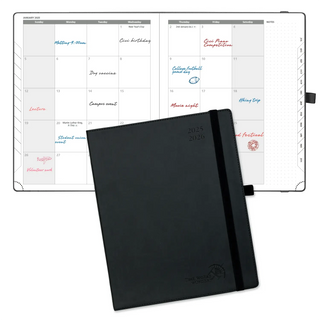 2025-2026 Academic Planner soft PU cover Large Szie 8.5x10.5