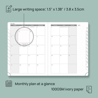 2025-2026 Academic Weekly Planner Medium Szie 6.5x8.5