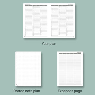 2025-2026 Academic Weekly Planner Medium Szie 6.5x8.5