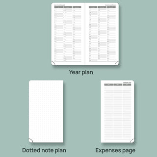 2025-2026 Academic Planner Hardcover Small Size Planners