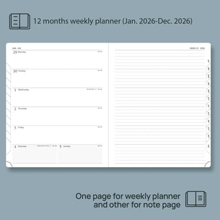 POPRUN 2026 Weekly Planner