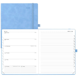 POPRUN 2026 Weekly Planner Ceiling Blue
