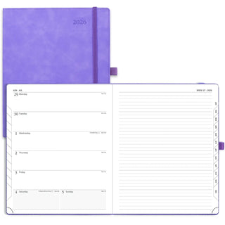 POPRUN 2026 Weekly Planner Lillac