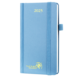 POPRUN 2025 Weekly Planner Haze Blue