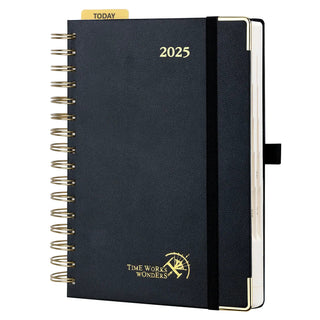 POPRUN 2025 Daily Planner Black