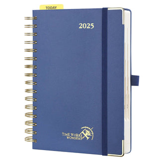 POPRUN 2025 Daily Planner Night Sky Blue