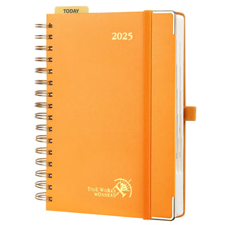 POPRUN 2025 Daily Planner Orange