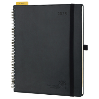 POPRUN 2025 Weekly Planner Black