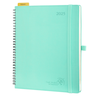 POPRUN 2025 Weekly Planner Mint Green