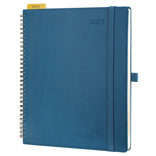 POPRUN 2025 Weekly Planner Navy Blue