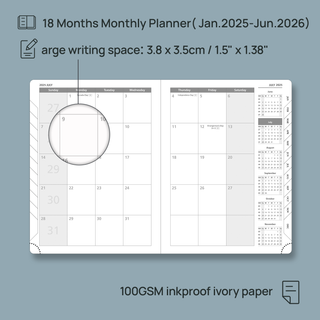 POPRUN 2025 Monthly Planner