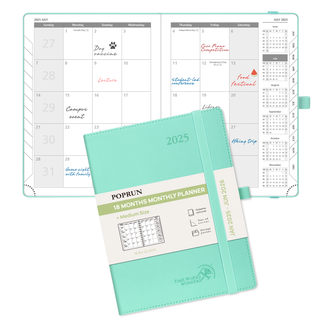 POPRUN 2025 Monthly Planner