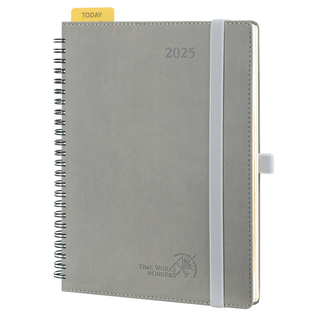 POPRUN 2025 Weekly Planner Gray