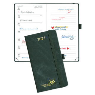 POPRUN Weekly Planner Black Green