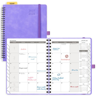 POPRUN 2026 Monthly Planner Lilac