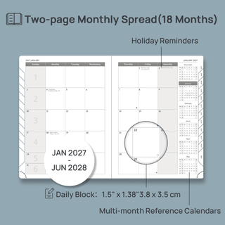 POPRUN 2026 Monthly Planner