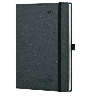 POPRUN 2025 Weekly Planner Black