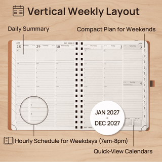 POPRUN 2025 Weekly Planner