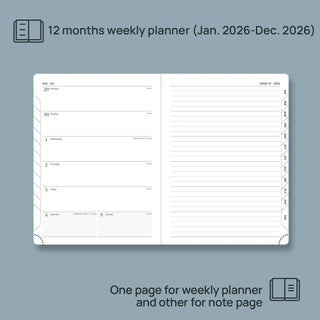 POPRUN 2026 Weekly Planner