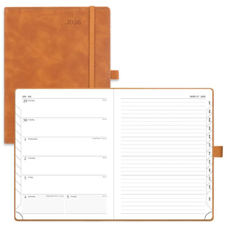 POPRUN 2026 Weekly Planner Neo Brown