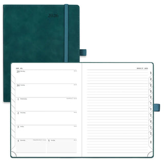 POPRUN 2026 Weekly Planner Neo Forrest Green