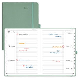 POPRUN 2027 Week Planner Army Green