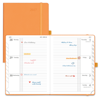 POPRUN 2027 Week Planner Orange