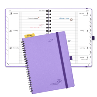 POPRUN 2027 Week Planner Lavender