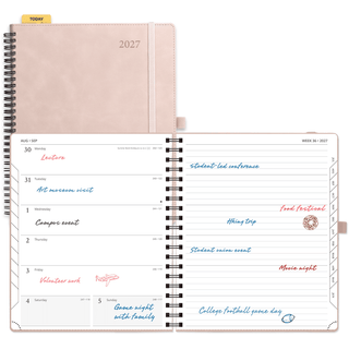 POPRUN Weekly Planner Pink