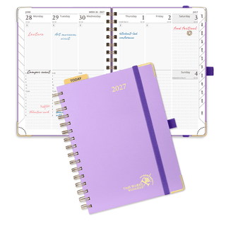 POPRUN 2026 Weekly Planner Violet