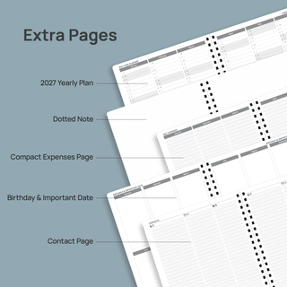 POPRUN 2027 Week Planner