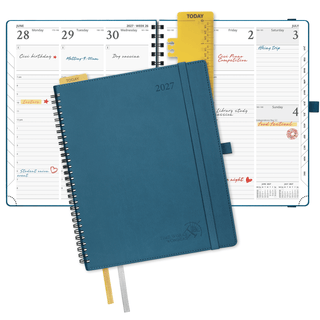 POPRUN 2027 Week Planner Night Sky Blue