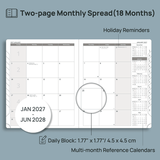 POPRUN 2025 Monthly Planner