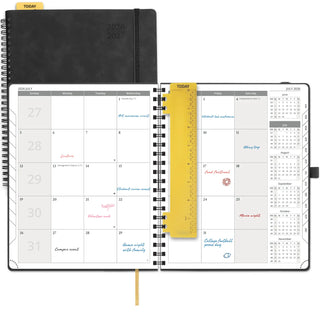 POPRUN 2026-2027 Academic Planner Black
