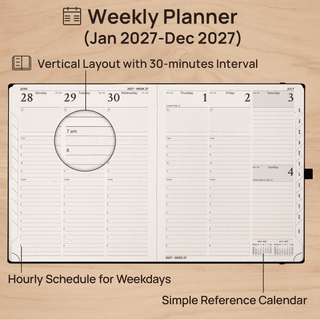 POPRUN 2025 Weekly Planner