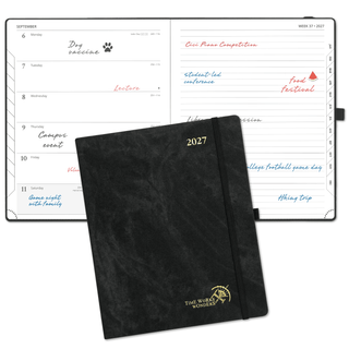POPRUN Weekly Planner Black