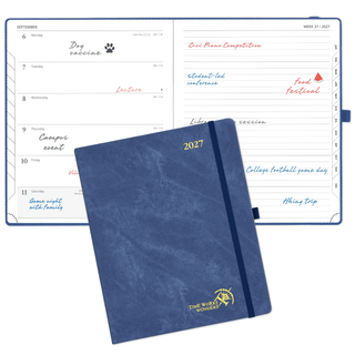 POPRUN Weekly Planner Ink Blue