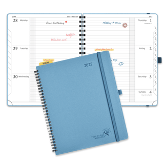 POPRUN 2027 Week Planner Aquamarine