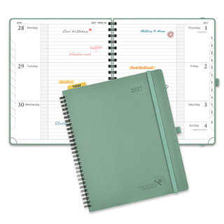 POPRUN 2027 Week Planner Army Green