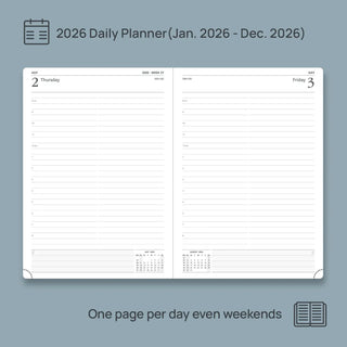 POPRUN 2026 Daily Planner