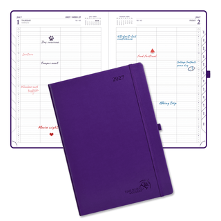 POPRUN 2027 Daily Planner Purple
