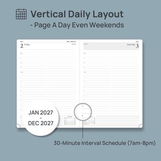 POPRUN 2027 Daily Planner
