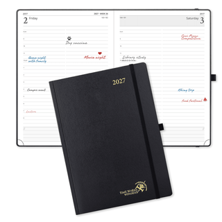 POPRUN 2027 Daily Planner Black