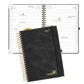 POPRUN 2027 Daily Planner Black