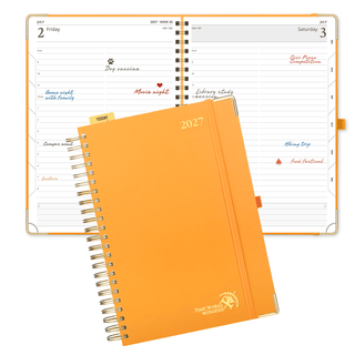 POPRUN 2027 Daily Planner Orange