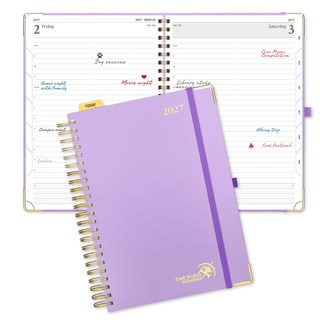 POPRUN 2027 Daily Planner Violet