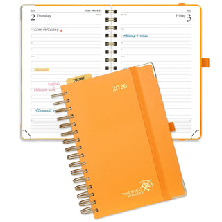 POPRUN 2025 Daily Planner Orange