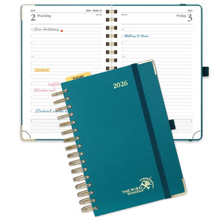 POPRUN 2025 Daily Planner Pacific Green